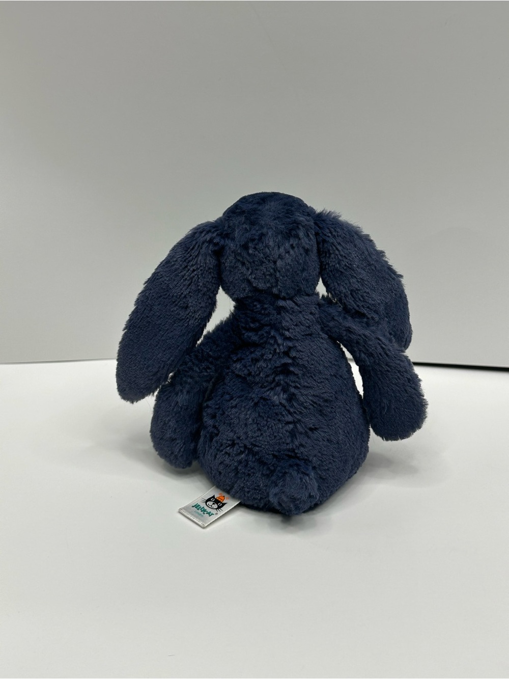 Jellycat Stardust Bashful Bunny Navy blue small RARE! - Picture 2 of 3